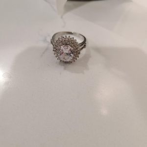 Vintage Silver with Lavender Hue Gemstone~ Stunner!